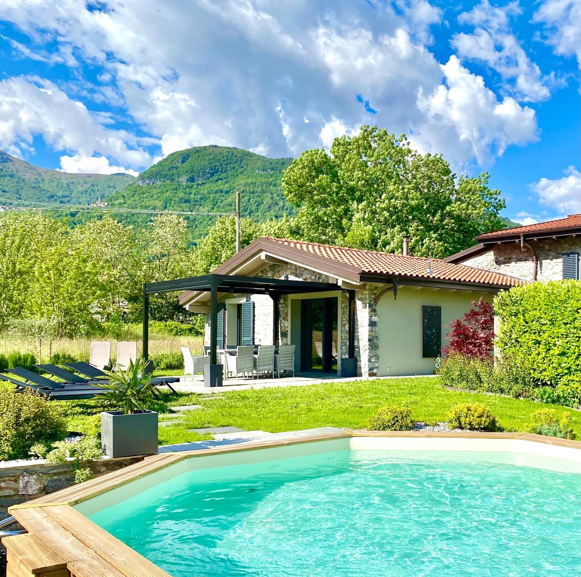 Villa Larius Gravedona Ngoại thất bức ảnh