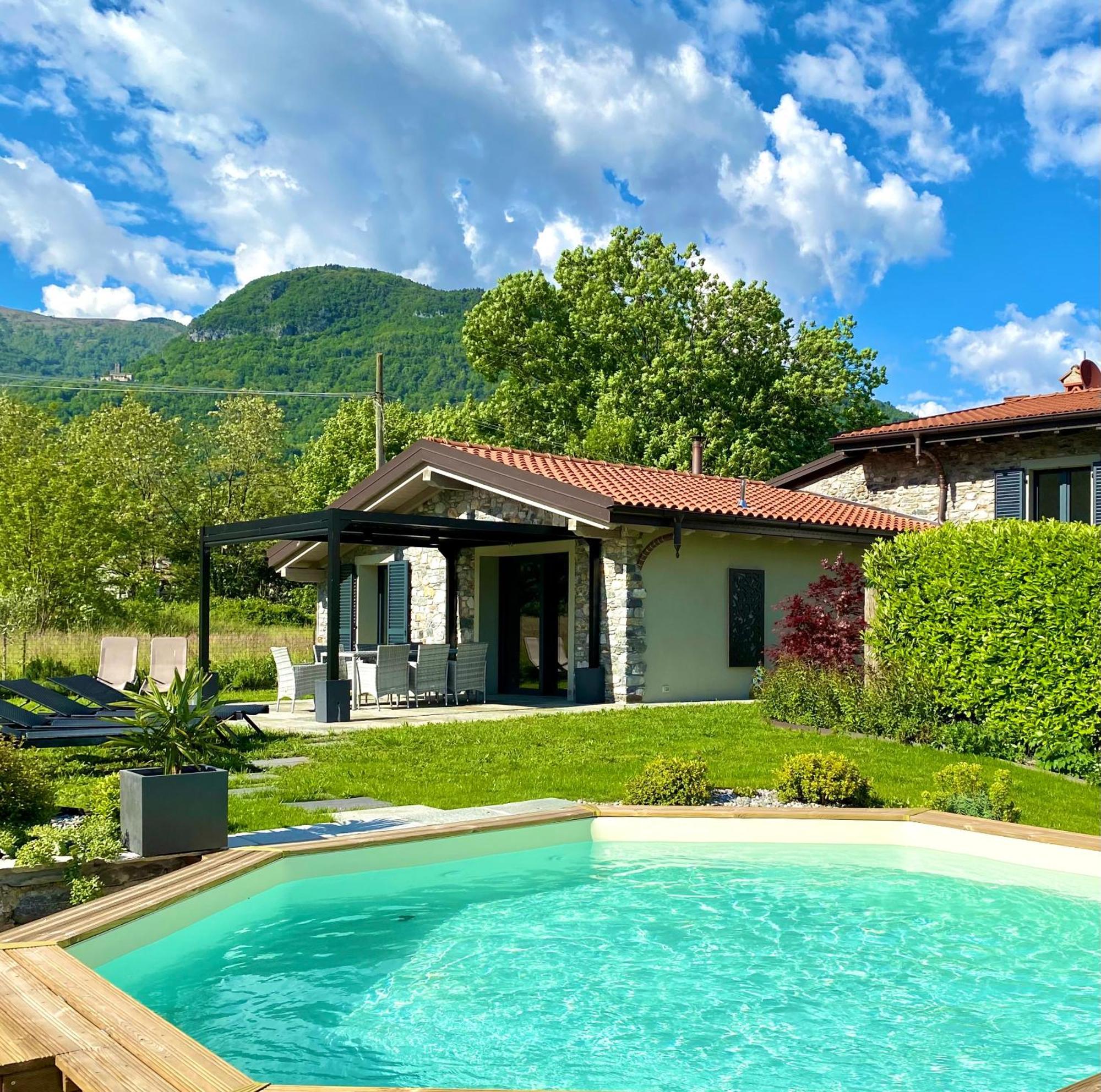 Villa Larius Gravedona Ngoại thất bức ảnh